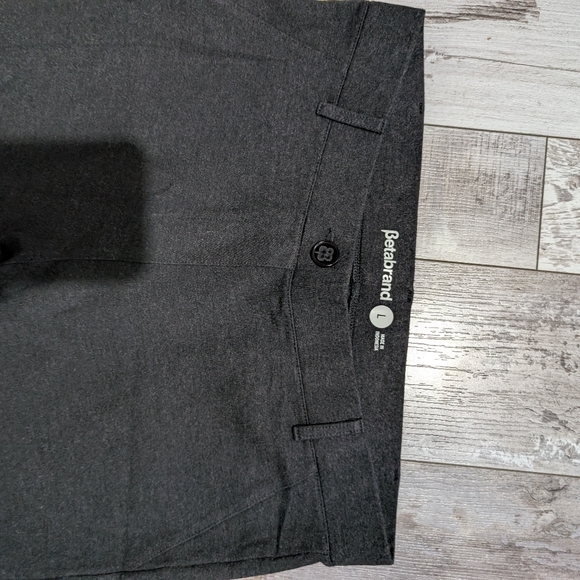 Betabrand Classic Dress Pant‎ Yoga Pant | Bootcut Size L Charcoal - Picture 4 of 5